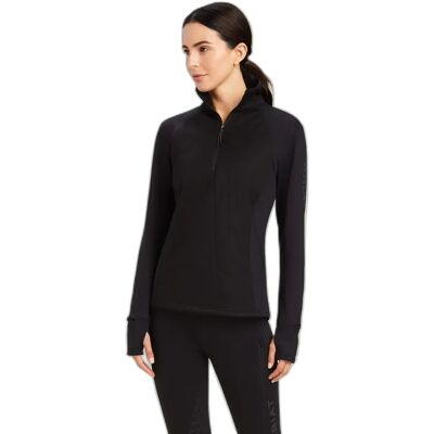 Dames sweatshirt met 1/2 rits Ariat Venture Noir L Dames sweatshirt met 1/2 rits Ariat Venture Noir L