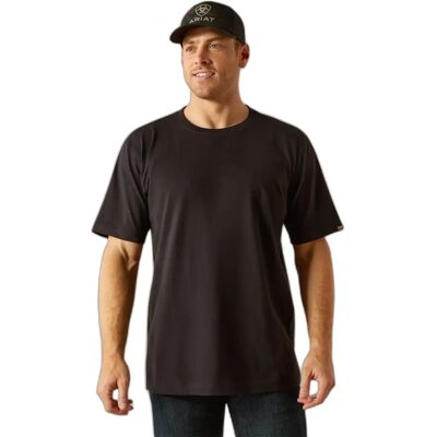 T-shirt Ariat Rebar Cotton Strong Standard Noir 2XL T-shirt Ariat Rebar Cotton Strong Standard Noir 2XL