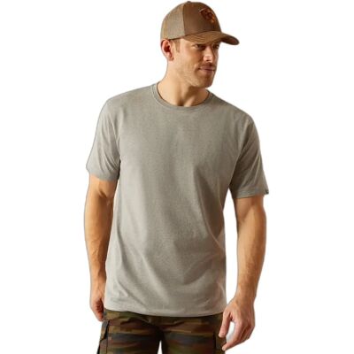 T-shirt Ariat Rebar Cotton Strong Standard Gris L T-shirt Ariat Rebar Cotton Strong Standard Gris L