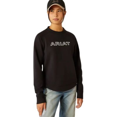 Meisjes Sweatshirt Ariat Benicia Team Noir L Meisjes Sweatshirt Ariat Benicia Team Noir L