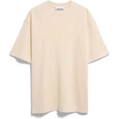 Geplooide T-shirt Armedangels Maarkos Blanc M Geplooide T-shirt Armedangels Maarkos Blanc M