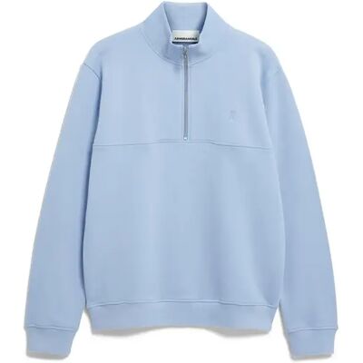 Sweatshirt Armedangels Waarlo Loop Troyer Bleu M Sweatshirt Armedangels Waarlo Loop Troyer Bleu M