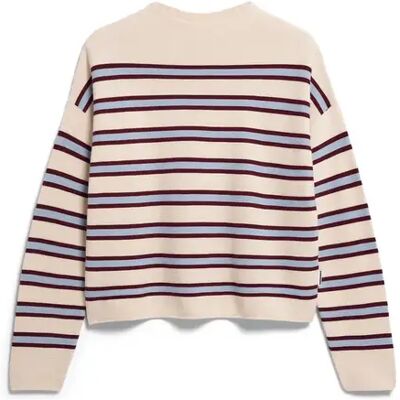 Gebreide damestrui Armedangels Merinaa striped Bleu L Gebreide damestrui Armedangels Merinaa striped Bleu L