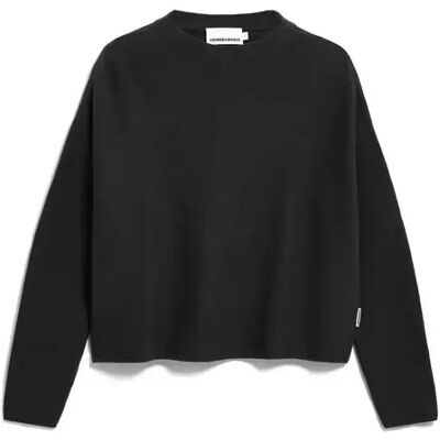 Dames sweatshirt Armedangels Merinaa Links Noir XS Dames sweatshirt Armedangels Merinaa Links Noir XS