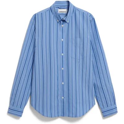 Shirt Armedangels Gavraa Stripes Bleu M Shirt Armedangels Gavraa Stripes Bleu M