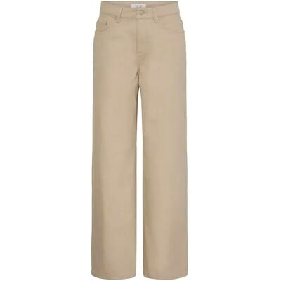 Dames wijde jeans b.young BYKikila Beige 28 Dames wijde jeans b.young BYKikila Beige 28