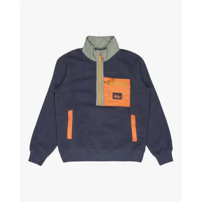 1/2 rits fleece Billabong Boundary Shore Bleu L 1/2 rits fleece Billabong Boundary Shore Bleu L