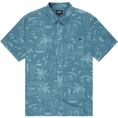Shirt Billabong Solana Cord Bleu M Shirt Billabong Solana Cord Bleu M