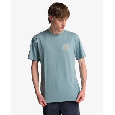 Katoenen T-shirt Billabong Crayon Wave Bleu M Katoenen T-shirt Billabong Crayon Wave Bleu M