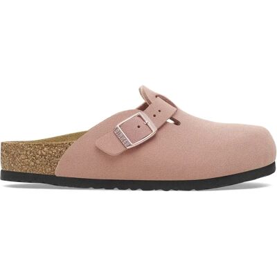 Kinderklompen Birkenstock Boston Birko-Flor Birkibuc Rose 37 Étroit Kinderklompen Birkenstock Boston Birko-Flor Birkibuc Rose 37 Étroit