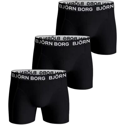 Boxershorts Björn Borg (x3) Noir 2XL Boxershorts Björn Borg (x3) Noir 2XL