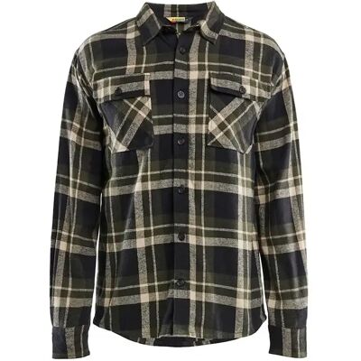 Flanellen overhemd Blaklader Noir 3XL Flanellen overhemd Blaklader Noir 3XL