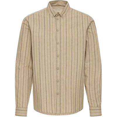Gestreept overhemd Blend BHAdas Oxford Beige XL Gestreept overhemd Blend BHAdas Oxford Beige XL