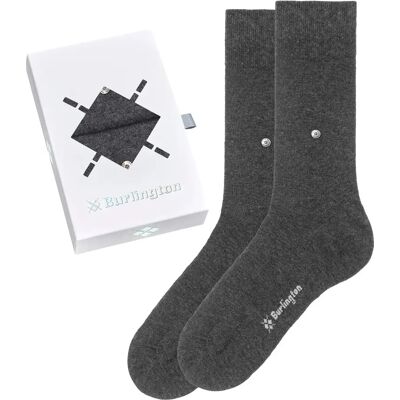 Sokken Burlington Basic Gift Box Gris 40/46 Sokken Burlington Basic Gift Box Gris 40/46