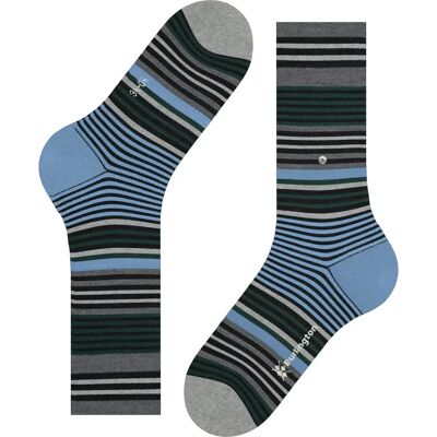 Sokken Burlington Stripe Noir 46/50 Sokken Burlington Stripe Noir 46/50
