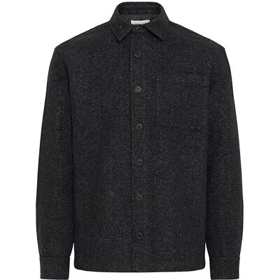 Shirt Casual Friday Hagel Wool Noir S Shirt Casual Friday Hagel Wool Noir S