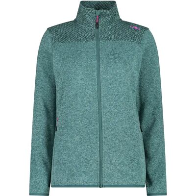 Damessweatshirt met rits CMP Vert 2XL Damessweatshirt met rits CMP Vert 2XL