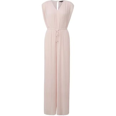 Vrouwelijke plissé jumpsuit COMMA Rose 42 Vrouwelijke plissé jumpsuit COMMA Rose 42