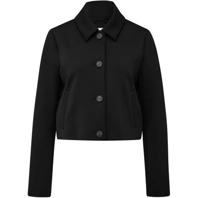 Oversized en Gestructureerde Jas Dames COMMA Noir 38 Oversized en Gestructureerde Jas Dames COMMA Noir 38