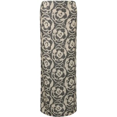Glinsterende lange paillettenrok met elastische taille voor vrouwen COMMA Beige 44 Glinsterende lange paillettenrok met elastische taille voor vrouwen COMMA Beige 44