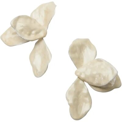 Bloemmotief oorbellen voor dames COMMA Fashion Blanc TU Bloemmotief oorbellen voor dames COMMA Fashion Blanc TU