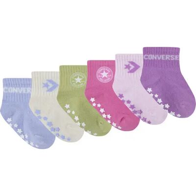 Baby sokken Converse CHN Core Grip INF (x6) Bleu 6/12 mois Baby sokken Converse CHN Core Grip INF (x6) Bleu 6/12 mois