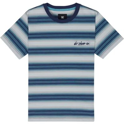 T-shirt kind DC Shoes Shelter Stripe Bleu 14 ans T-shirt kind DC Shoes Shelter Stripe Bleu 14 ans