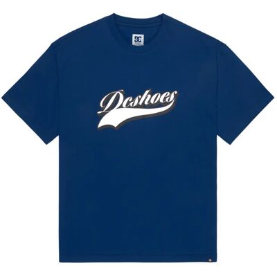 T-shirt DC Shoes Old Fashion Bleu L T-shirt DC Shoes Old Fashion Bleu L