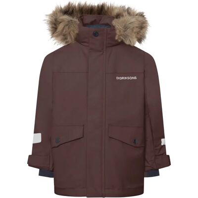 Kinderparka Didriksons Bjärven 5 Marron 3/4 ans Kinderparka Didriksons Bjärven 5 Marron 3/4 ans