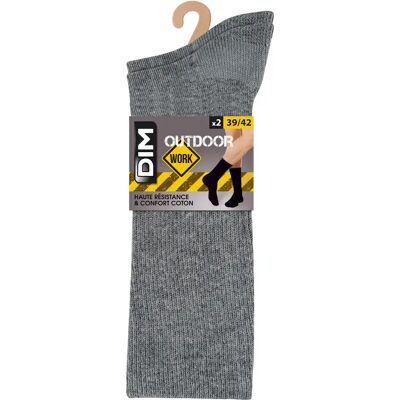 Set van 2 Paar Halfsokken DIM Outdoor Gris 39/42 Set van 2 Paar Halfsokken DIM Outdoor Gris 39/42