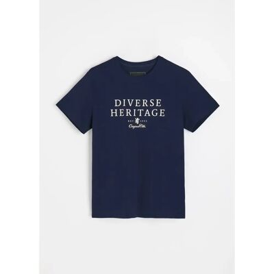 T-shirt Diverse Herit Bleu M T-shirt Diverse Herit Bleu M
