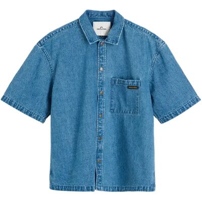 Denim overhemd Diverse CLTN Jels Bleu XL Denim overhemd Diverse CLTN Jels Bleu XL