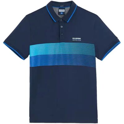 Gestreepte katoenen polo Diverse Cutwatern Bleu 2XL Gestreepte katoenen polo Diverse Cutwatern Bleu 2XL