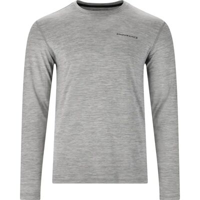 Langarm T-shirt Endurance Abdon Gris S Langarm T-shirt Endurance Abdon Gris S