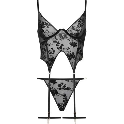 Tweedelige set voor dames Esotiq Zaire Noir S/M Tweedelige set voor dames Esotiq Zaire Noir S/M