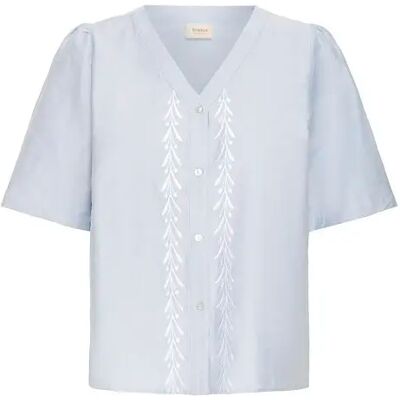 Vrouwenblouse fransa Martina 1 Bleu XL Vrouwenblouse fransa Martina 1 Bleu XL