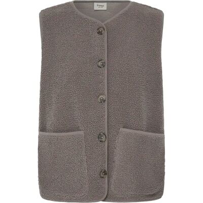 Mouwloos damesjack fransa Tenya Gris XL Mouwloos damesjack fransa Tenya Gris XL