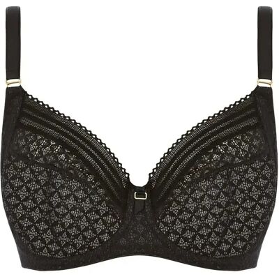 Damesbeugelbeha met versteviging aan de zijkant Freya Viva Lace Noir 100G Damesbeugelbeha met versteviging aan de zijkant Freya Viva Lace Noir 100G