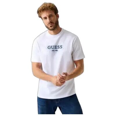 T-shirt Guess SMALL LOGO Blanc 2XL T-shirt Guess SMALL LOGO Blanc 2XL