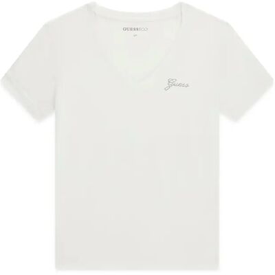 T-shirt dames Guess New Vn Mini Logo Blanc XL T-shirt dames Guess New Vn Mini Logo Blanc XL