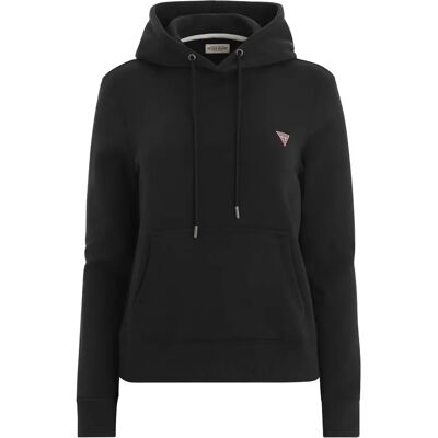 Dames sweatshirt met capuchon mini driehoek Guess Reg Noir S Dames sweatshirt met capuchon mini driehoek Guess Reg Noir S