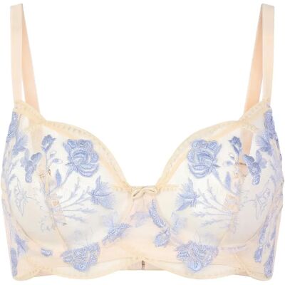 Vrouwelijke bh met beugels Huit Boheme Bleu 85D Vrouwelijke bh met beugels Huit Boheme Bleu 85D