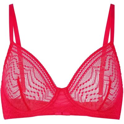 Vrouwelijke bh met beugels Huit Eclatante Rose 85C Vrouwelijke bh met beugels Huit Eclatante Rose 85C