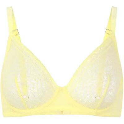 Vrouwelijke bh met beugels Huit Eclatante Jaune 85C Vrouwelijke bh met beugels Huit Eclatante Jaune 85C