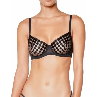 Beugelbeha voor dames Huit Deco Noir 95C Beugelbeha voor dames Huit Deco Noir 95C