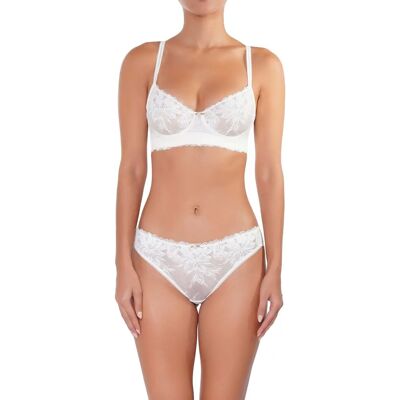 Beugelbeha voor dames Huit Heart Of Glass Blanc 90D Beugelbeha voor dames Huit Heart Of Glass Blanc 90D