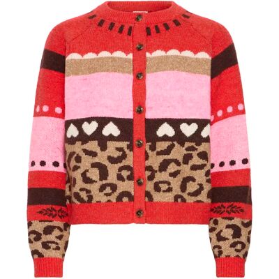 Damesvest Ichi Livoni Rouge S Damesvest Ichi Livoni Rouge S