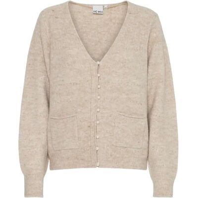 Damesvest Ichi Banise Beige XL Damesvest Ichi Banise Beige XL