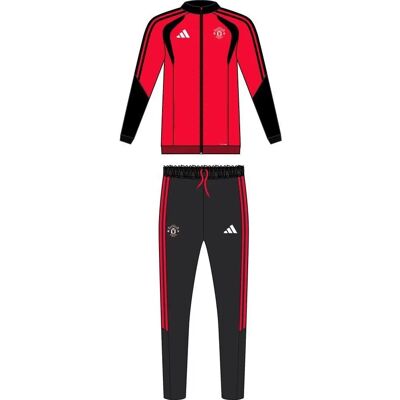 Adidas Manchester United Kinder Trainingspak Tiro 26 Rouge 3/4 ans Adidas Manchester United Kinder Trainingspak Tiro 26 Rouge 3/4 ans