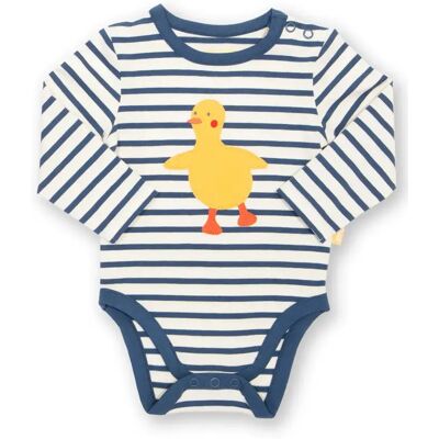 Baby romper Kite Quack Quack Bleu 3/6 mois Baby romper Kite Quack Quack Bleu 3/6 mois